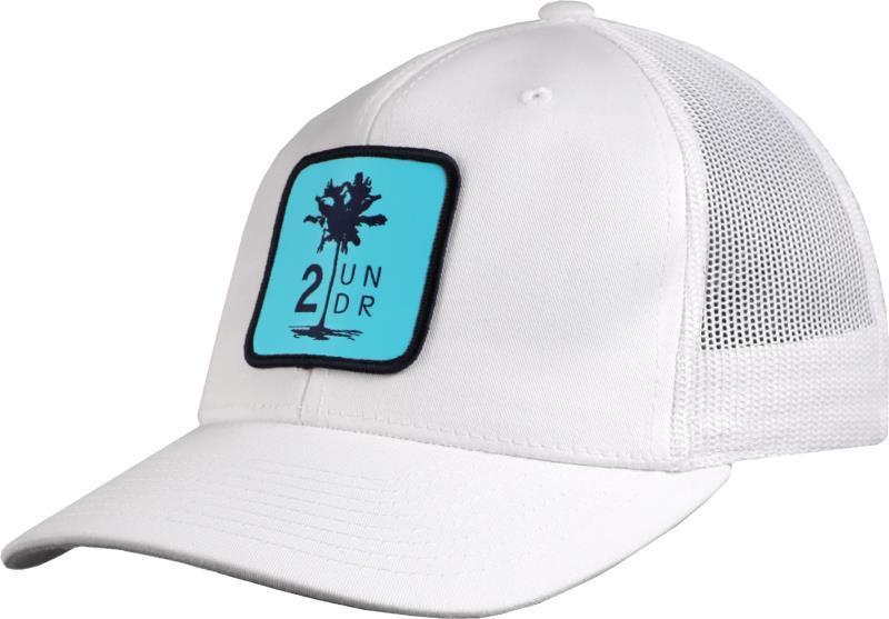 Mesh Back Hat - Palm Logo - White 1