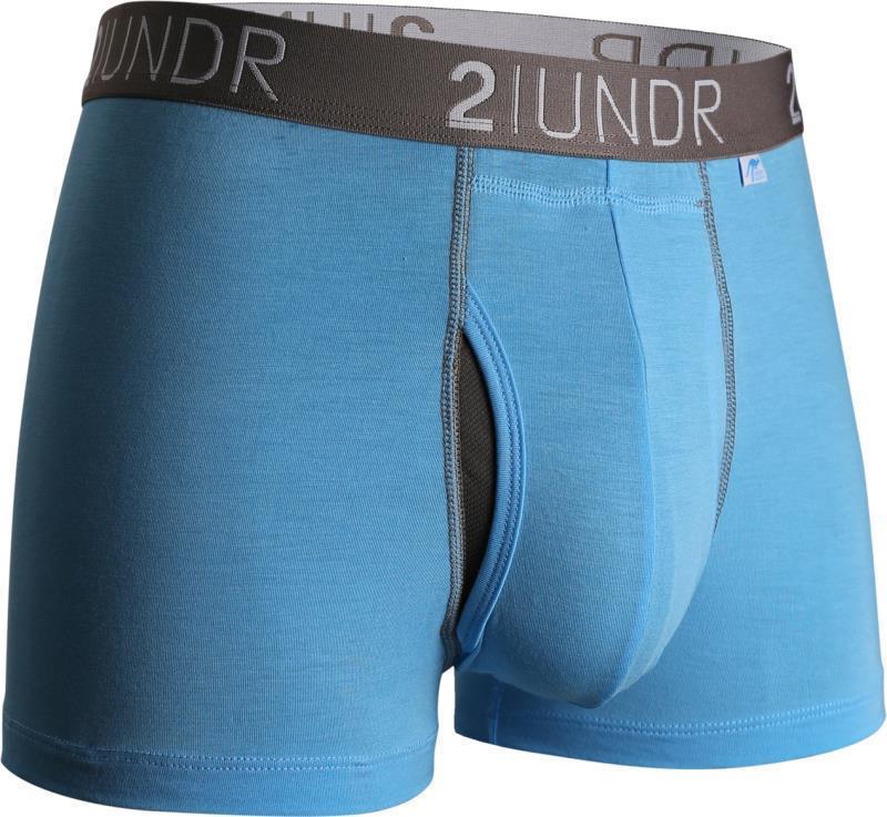 Swing Shift Trunks, 3" Inseam - Solid - Mens - Light Blue 1