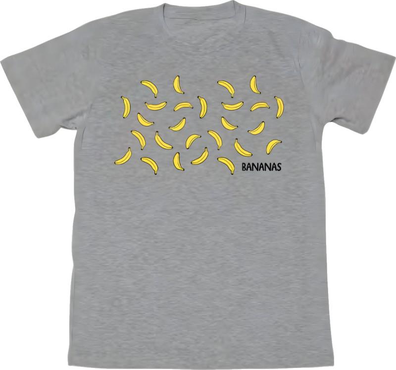Bananas T-Shirt - Mens - heather grey 1