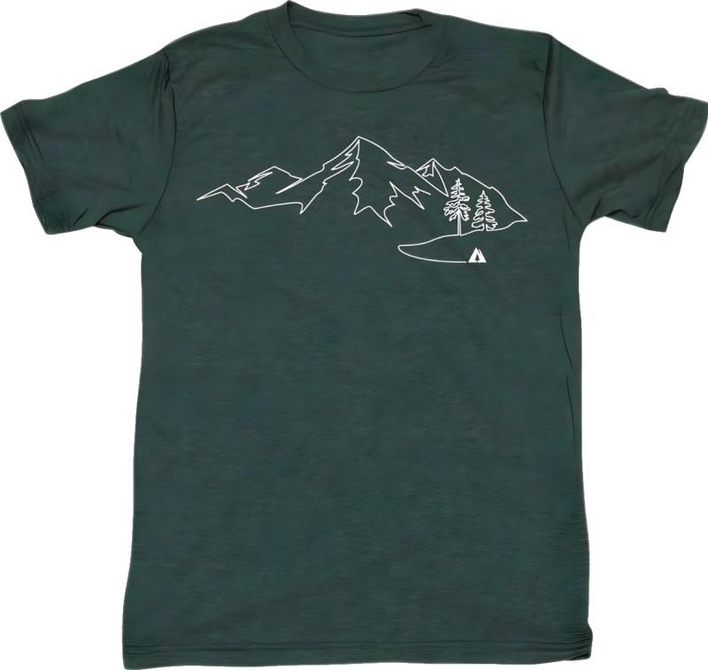 Single Track T-Shirt - Mens - heather green 1