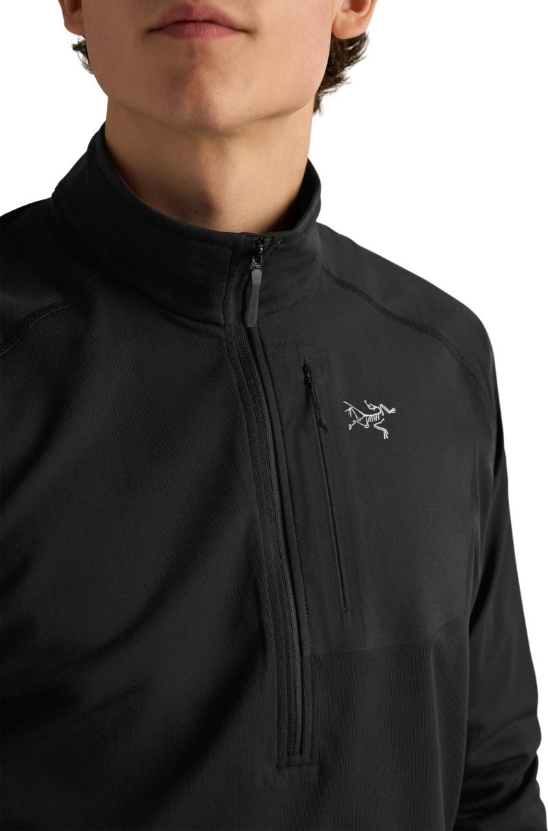 Delta 1/2 Zip - Mens - black 1