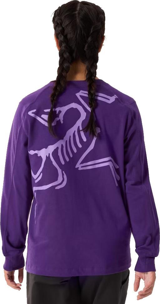 Kragg Cotton Bird Crew LS - Womens - azalea / aster 1