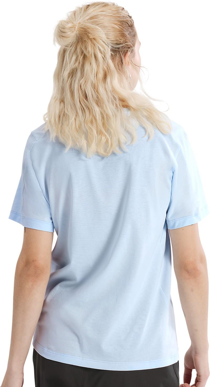 Kragg SL Cotton Emblem Crew SS - Womens - alpine blue 1