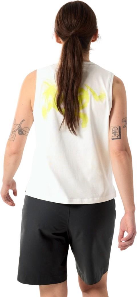 Kragg SL Cotton Tank Blurred Bird - Womens - white light / ray 1