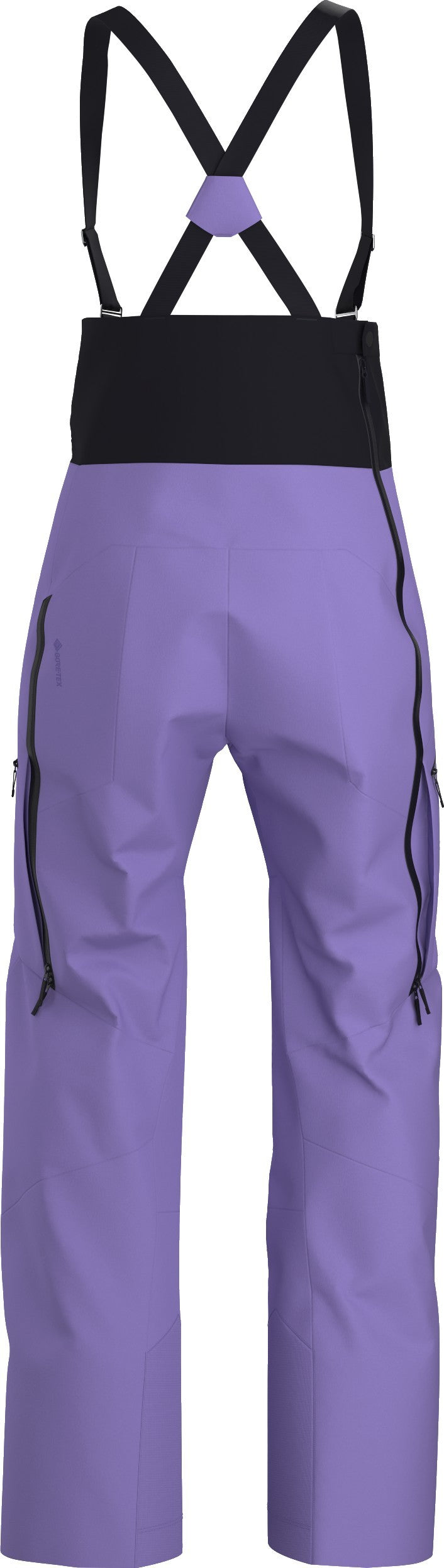 Rush Bib Pants, Reg - Womens - aster / black 1