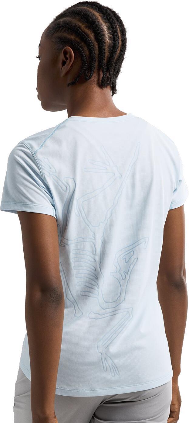Taema ArcBird Crew SS - Womens - Daybreak Heather 3