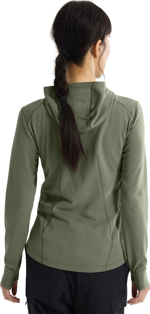 Taema Thermal Hoody - Womens - forage heather 1