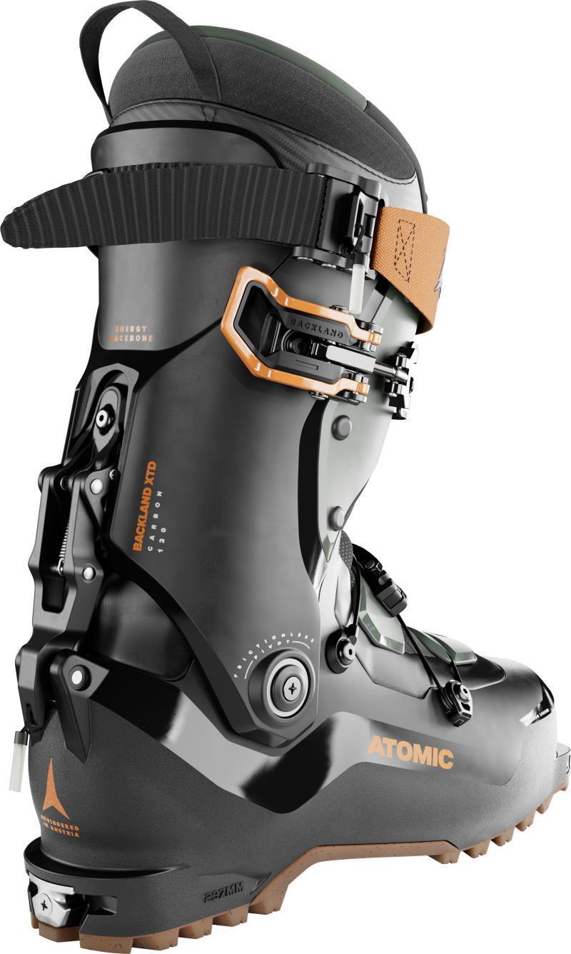 Backland XTD Carbon 120 Ski Boots - Black / Army Green-X / Orange 3