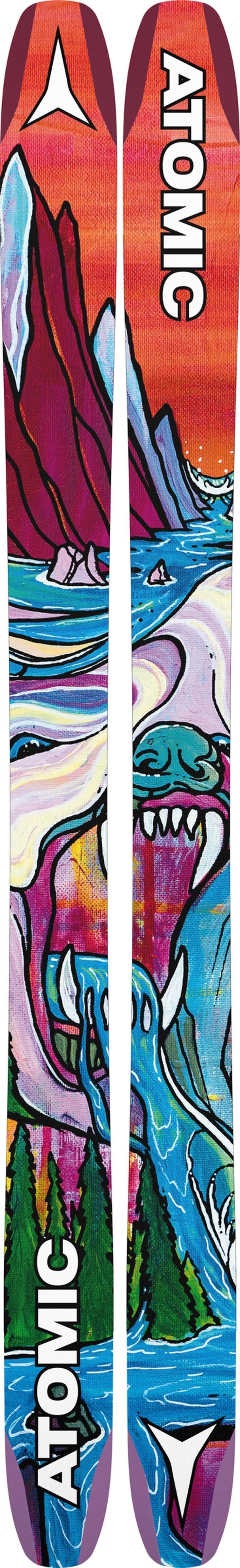 Bent 110 Skis - Mens - Red Metalic / Blue 3