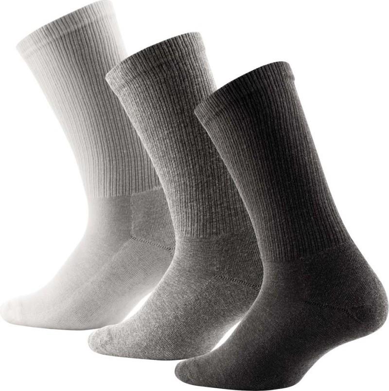 Classic Crew Socks - 3 Pack - Mens - black / heather grey / white 1