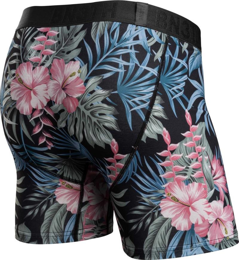 Essential Boxer Briefs, Print - Mens - tropical walkway / black 1
