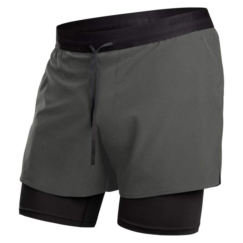 Session Shorts 2n1, 5" Inseam - Mens - shadow grey 1