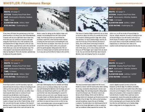 Whistler & Area Ski Touring Guide - Not Applicable 3