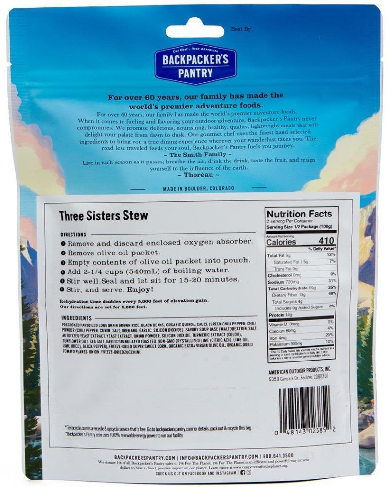 Three Sisters Stew - 2 Serving - Vegetarian Entree - Not Applicable 3