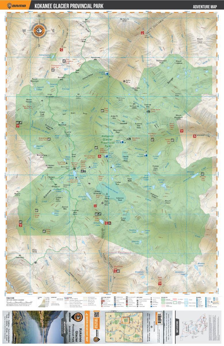 Adventure Map - Kokanee Glacier - not applicable 1