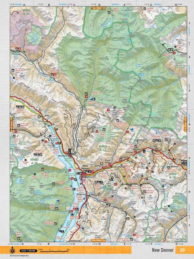 New Denver Topo Map - Not Applicable 1