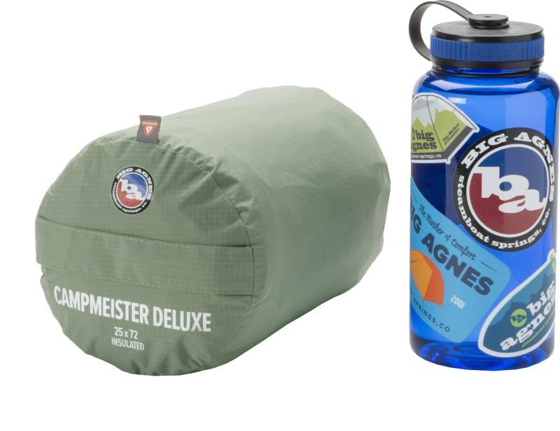 Campmeister Deluxe Insulated 25"x72", Wide Reg - deep lichen green 1