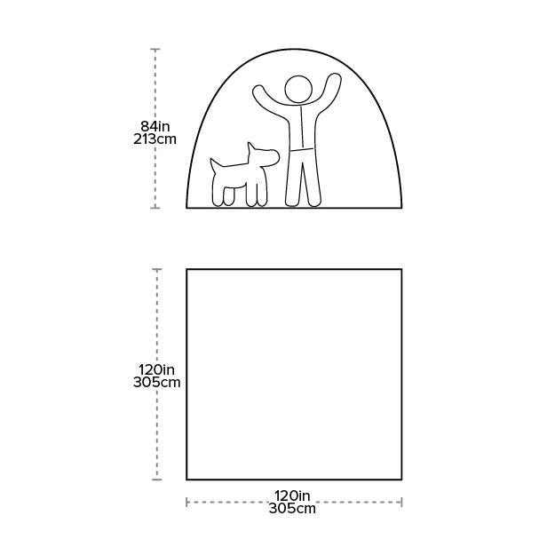 Sage Canyon Shelter Plus - prairie sand / chinois green 1