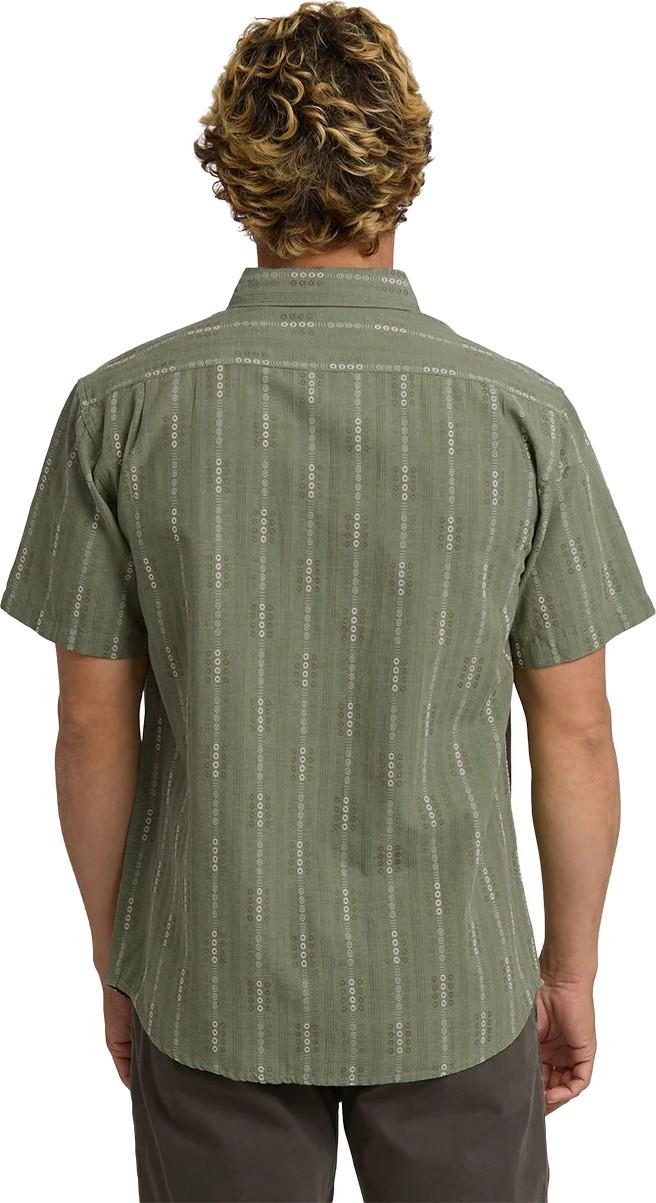 All Day Jacquard SS - Mens - granite green 1