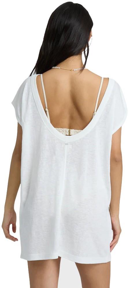 Hallow Wave Mini SS Dress - salt crystal 1