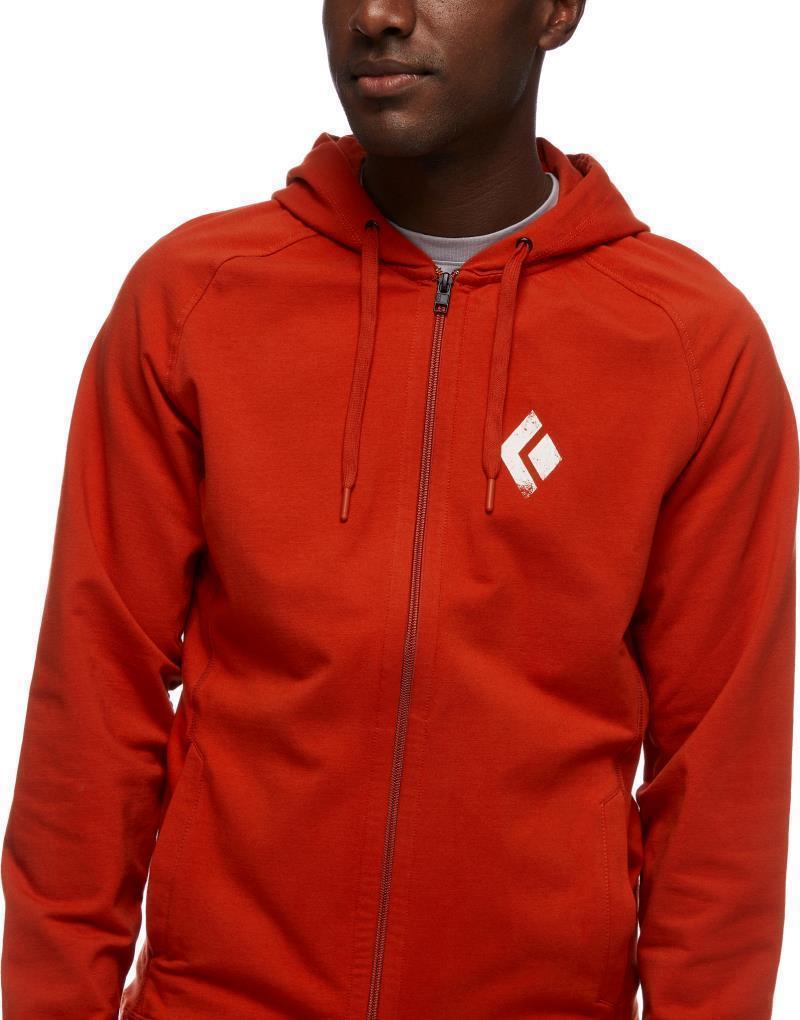 Chalked Up Full Zip Hoody - Mens - red rock 1