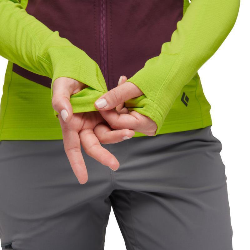 Coefficient LT Hybrid Hoody - Womens - Aloe / Blackberry 6