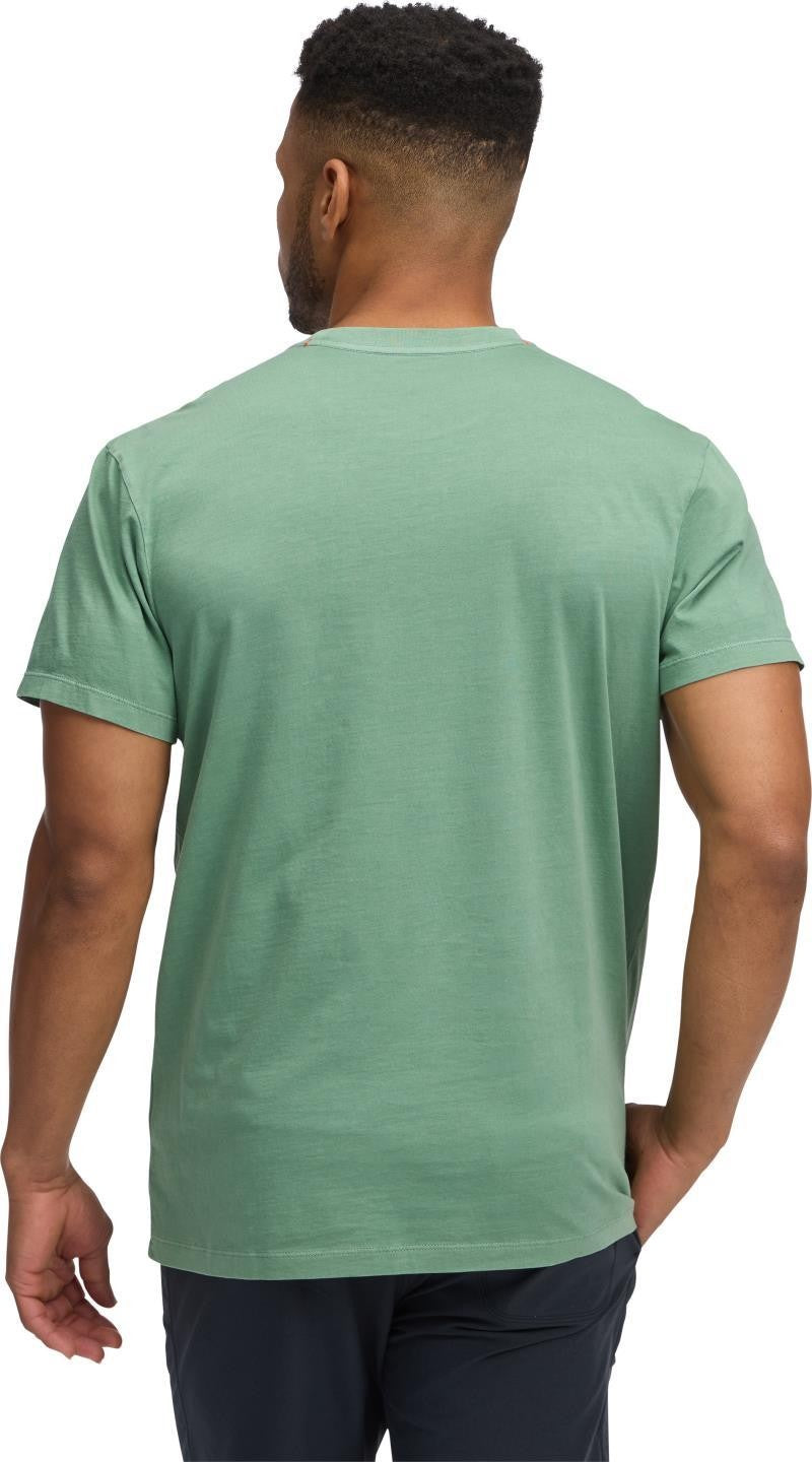Diamond Patch SS Pocket Tee - Mens - laurel green 1