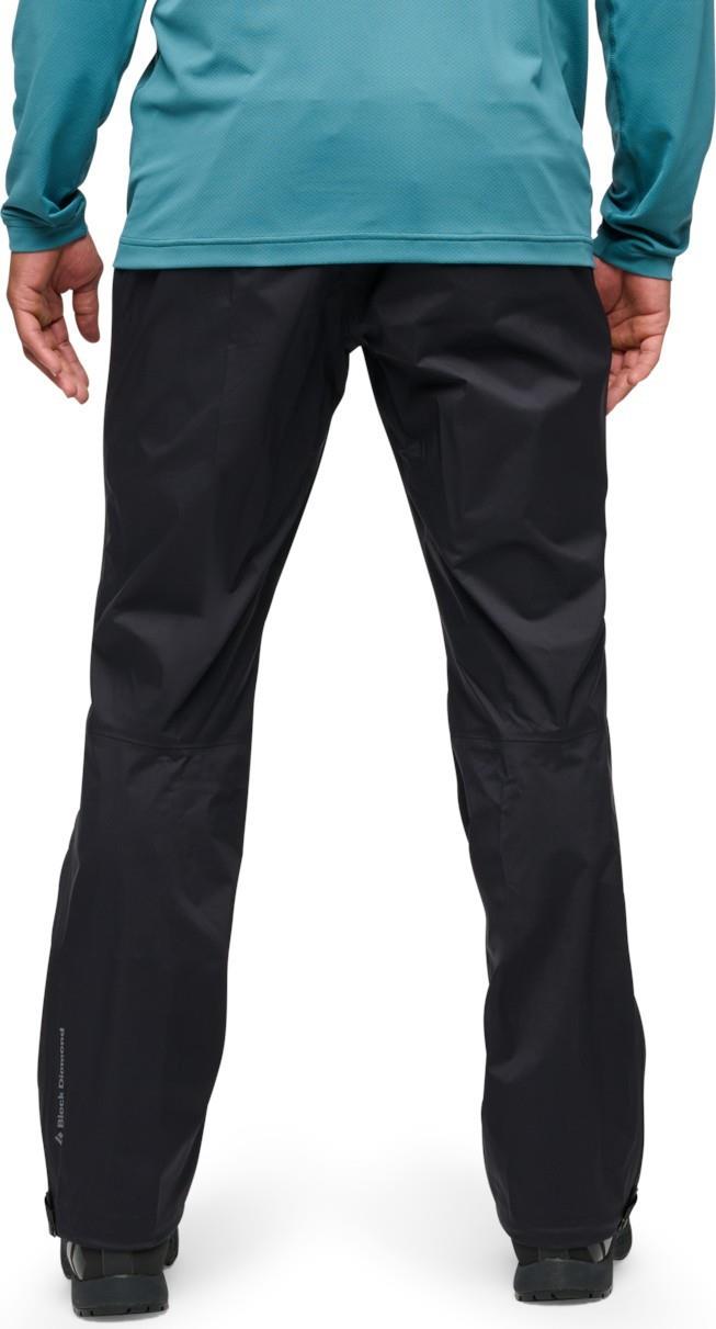 Fineline Stretch Full Zip Pants, Short - Mens - black 1