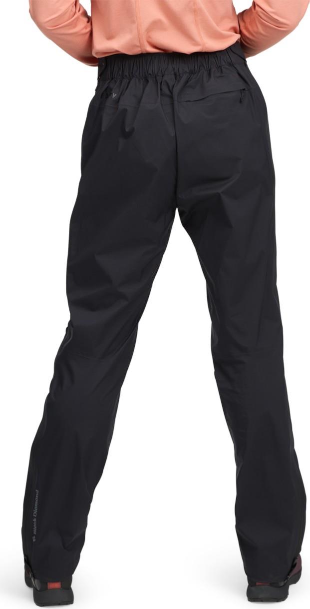 Fineline Stretch Full Zip Pants, Short - Womens - black 1