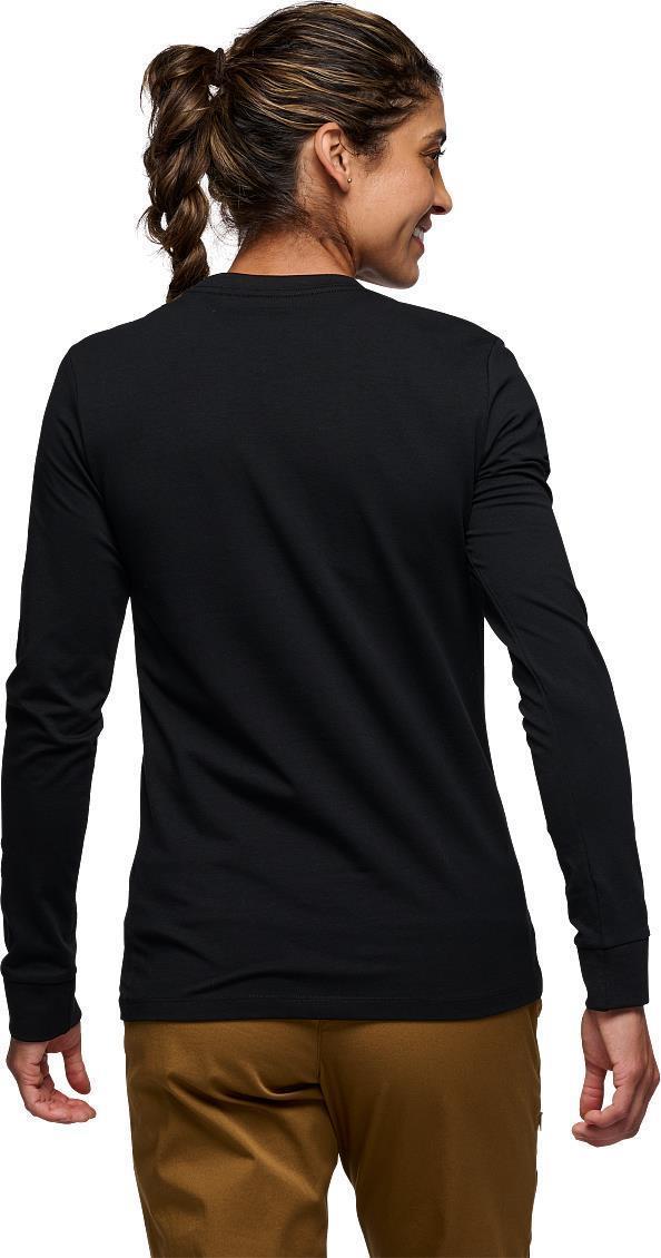Heritage Wordmark LS Tee - Womens - Black 4