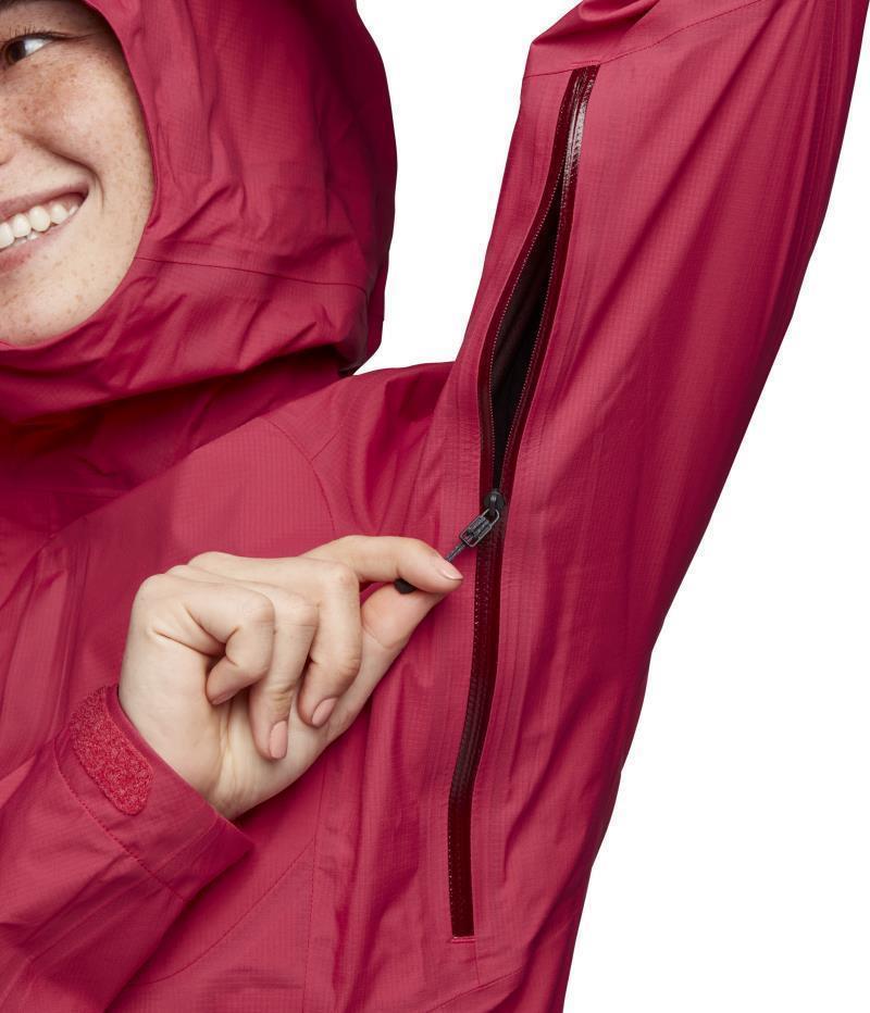 Highline Stretch Shell - Womens - pomegranate 1