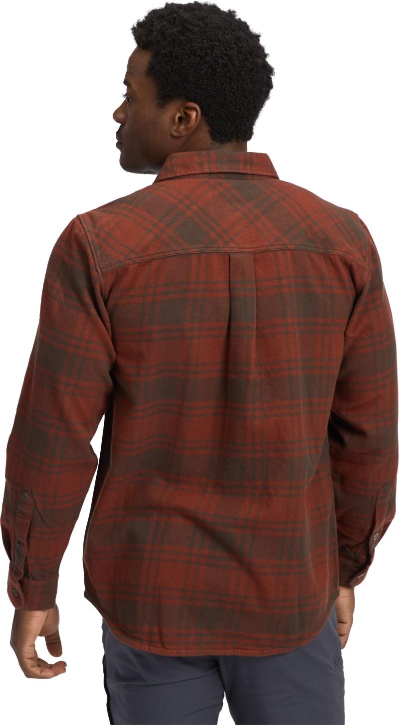 Project Flannel - Mens - basalt / iron red plaid 1
