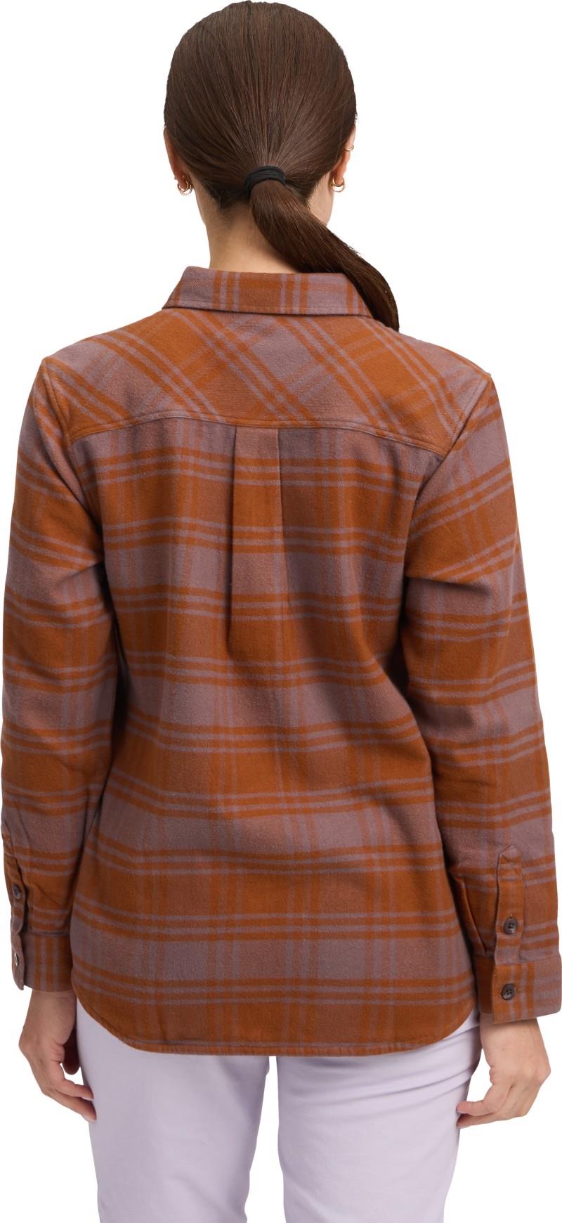 Project Flannel - Womens - dark mauve / clay 1
