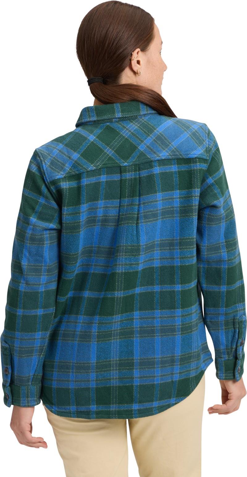 Project Heavy Flannel - Womens - deeps woods / midnight blue 1