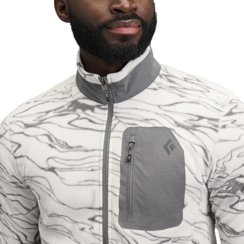 Rift Half Zip Fleece Jacket - Mens - relief / alloy / steel grey 1