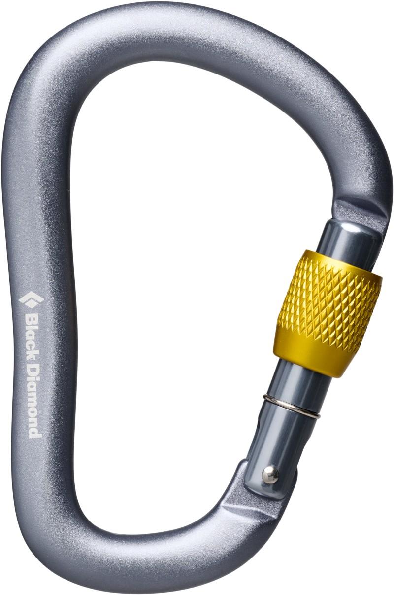 Rocklock Screwgate Carabiner - gray 1