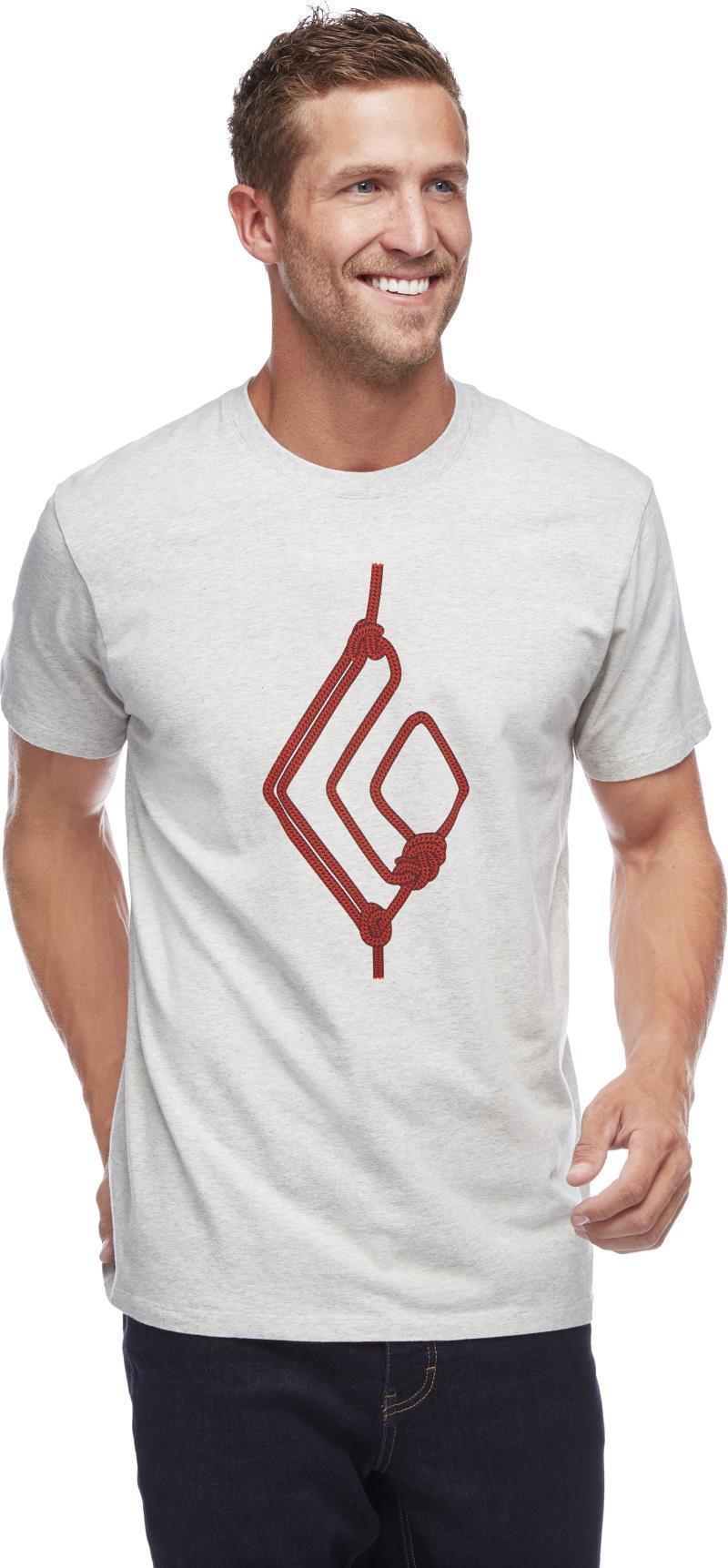 Rope Diamond SS Tee - Mens - birch heather 1