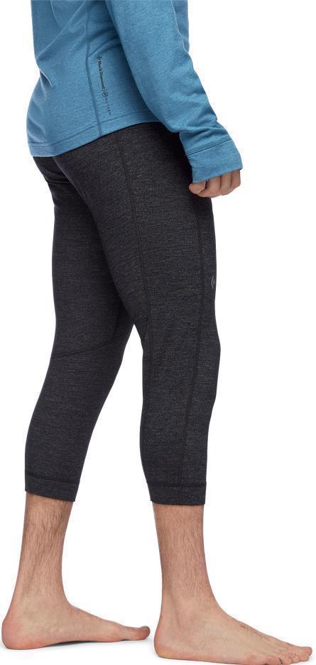 Solution 150 Merino Baselayer 3/4 Bottom, 22" Inseam - Mens - Black 4