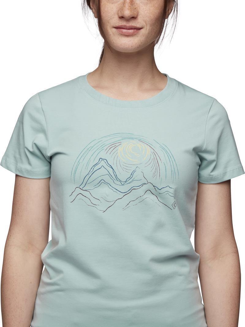 Summit Scribble SS Tee - Womens - ice blue 1