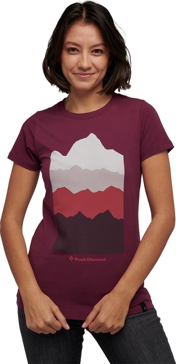 Vista SS Tee - Womens - blackberry 1