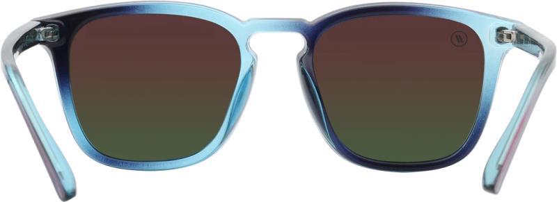Sydney - Rain Dance, Gloss Navy and Light Blue Fade Frame, Polarized Blue & Purple Mirrored Lens - Not Applicable 5