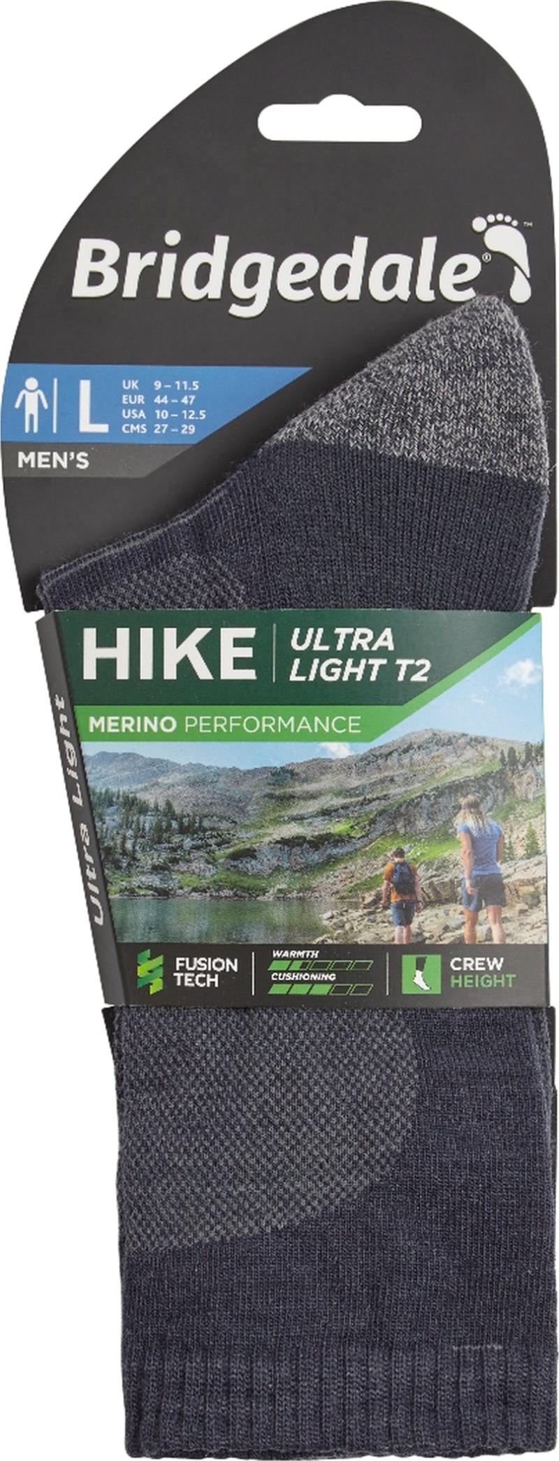 Hike Ultralight Merino Performance Crew Socks - Mens - navy 1
