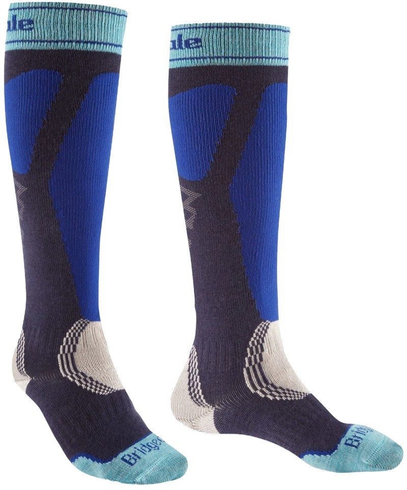 Ski Easy-On Socks - Womens - navy / royal 1