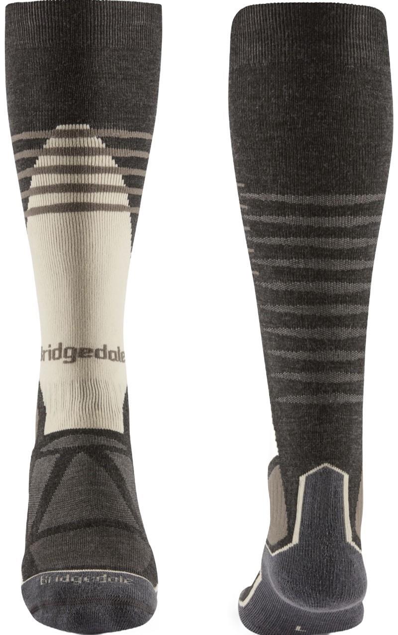 Ski Midweight Merino Performance OTC Socks - Mens - graphite / bungee 1