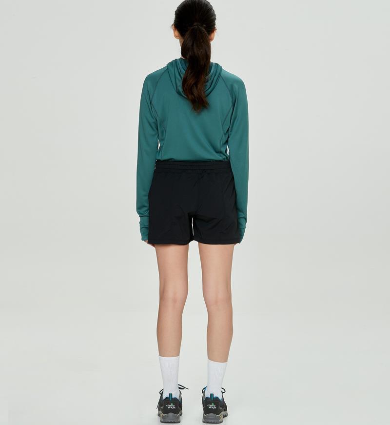 Allyson Shorts - Womens - pure black 1