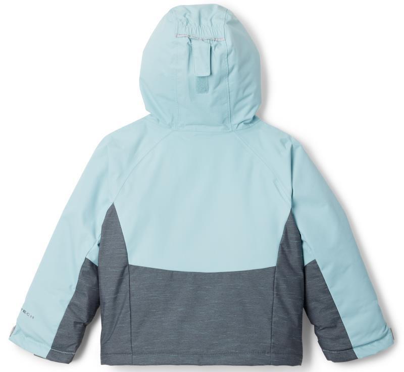 Alpine Action II Jacket - Toddler Girls - Shark Heather / Aqua Haze 2