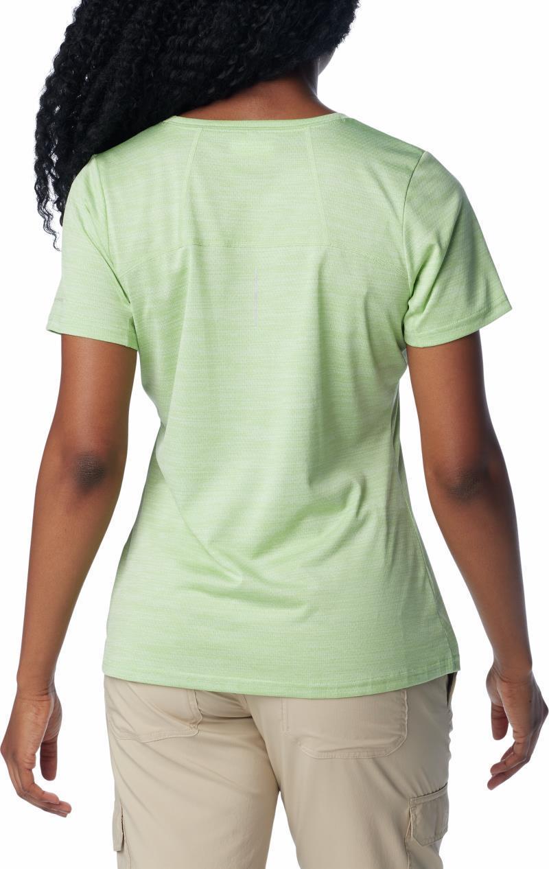 Alpine Chill Zero SS Tee - Womens - sage leaf heather 1