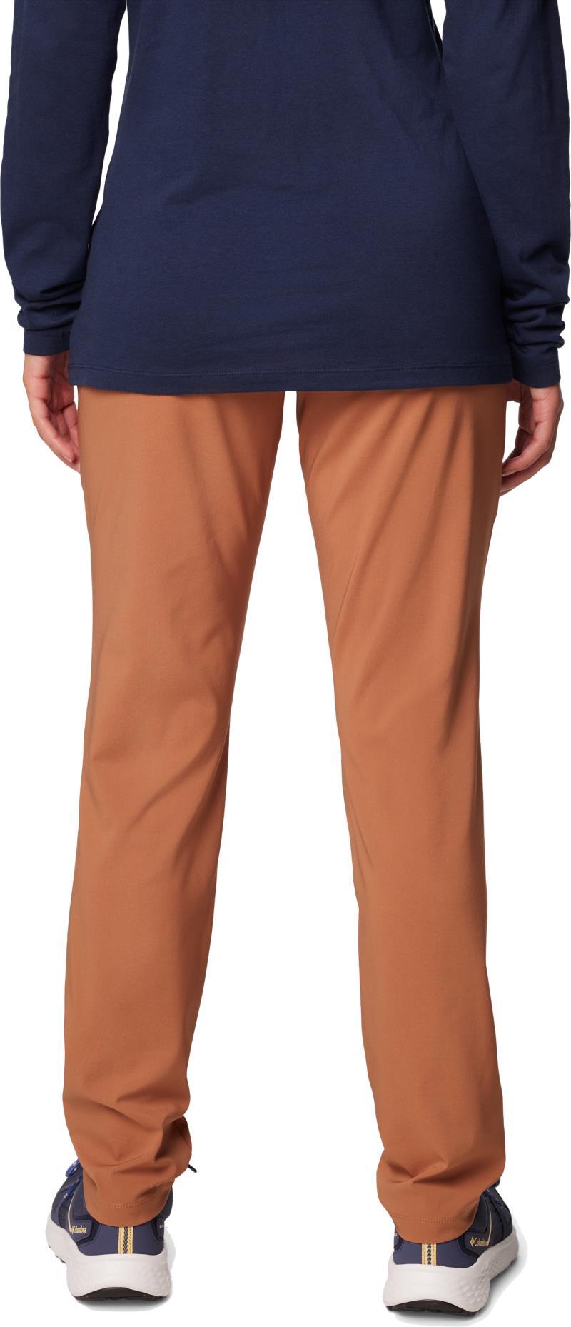 Anytime Slim Pull-On Pants II, Long - Womens - Camel Brown 3