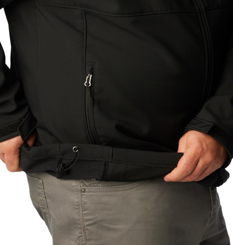 Ascender Hooded Softshell Jacket - Big - Mens - Black 7