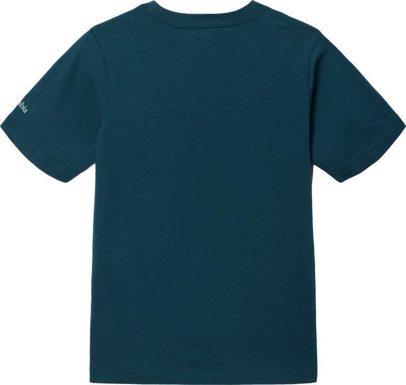 Basin Ridge SS Graphic Tee - Youth Boys - Night Wave / Outlined Lockup Camo 2